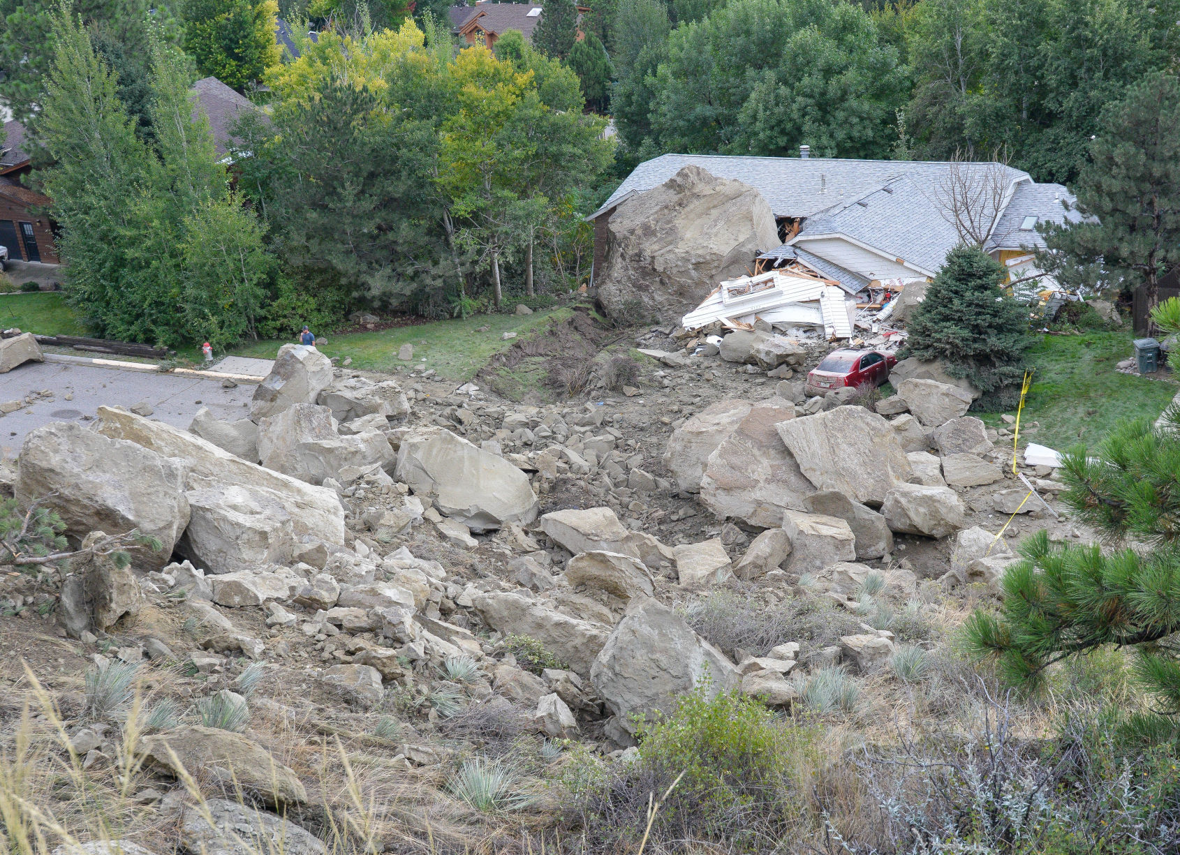 Boulders house